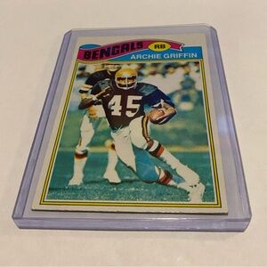 Archie Griffin RC Rookie 1977 Topps Football Card Vintage